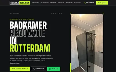 Homepage van Badkamer Rotterdam