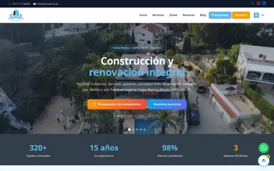 Homepage van DAM TECHO