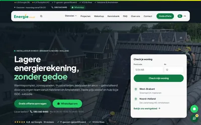 Website van Energie Install