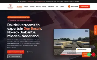 Website van Martis Dakonderhoud