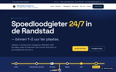 Homepage van Randstad Loodgieters
